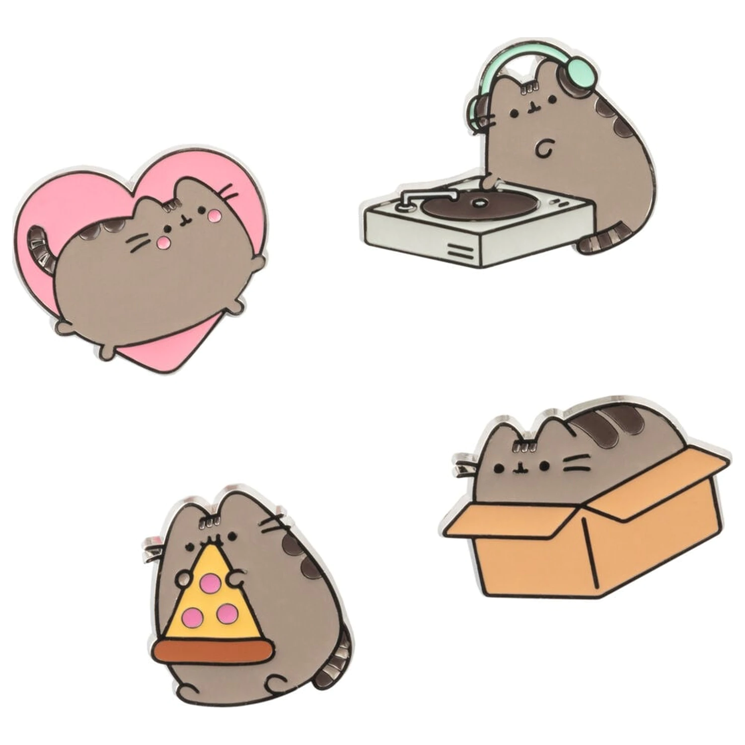 Pusheen sada 4 špendlíků fotografii produktu