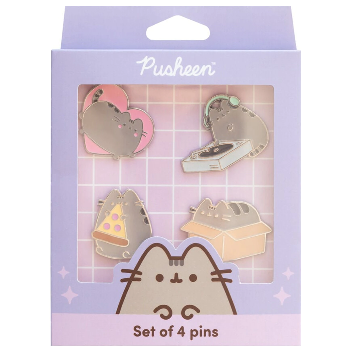 Pusheen sada 4 špendlíků fotografii produktu