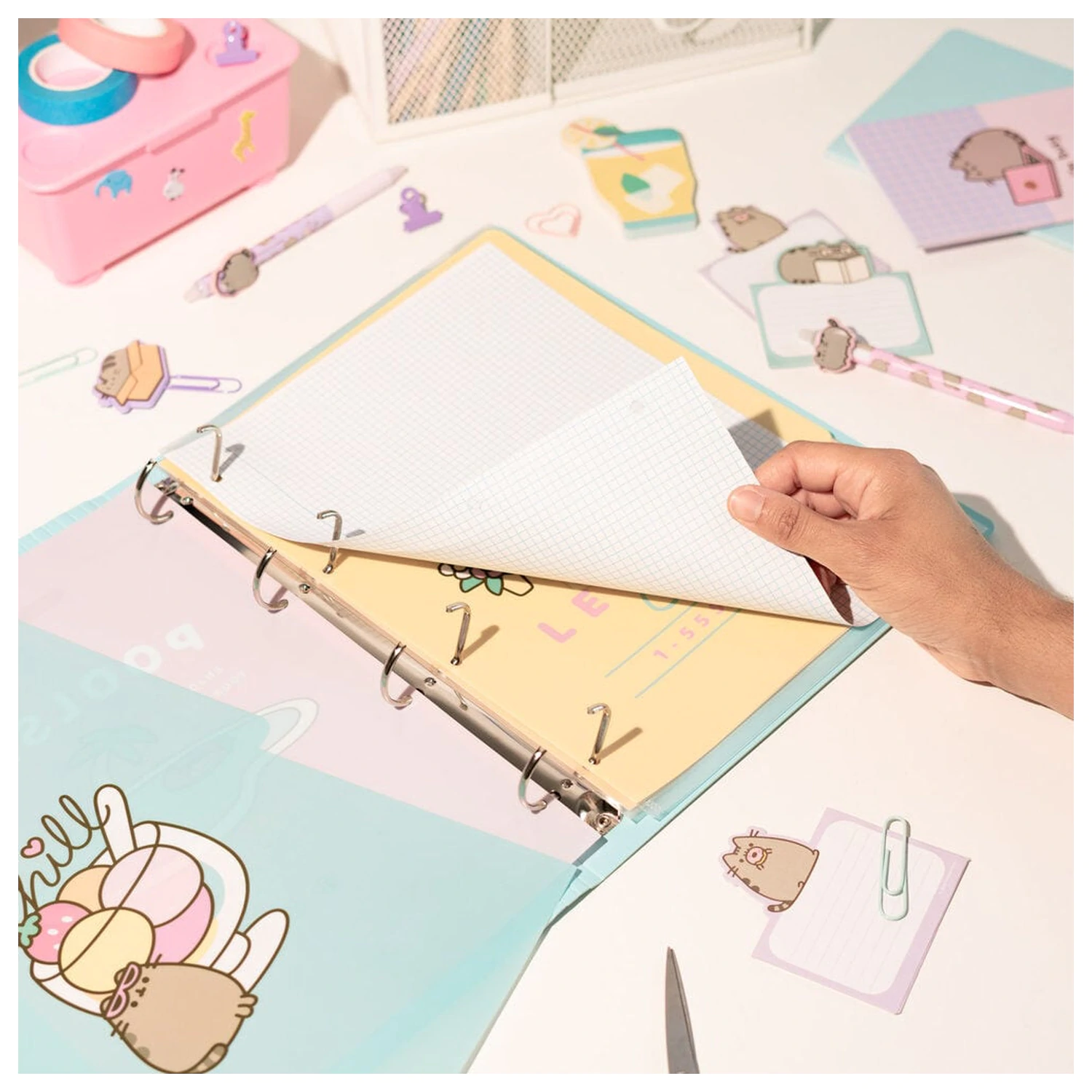 Pusheen kroužkový pořadač se 4 kroužky fotografii produktu
