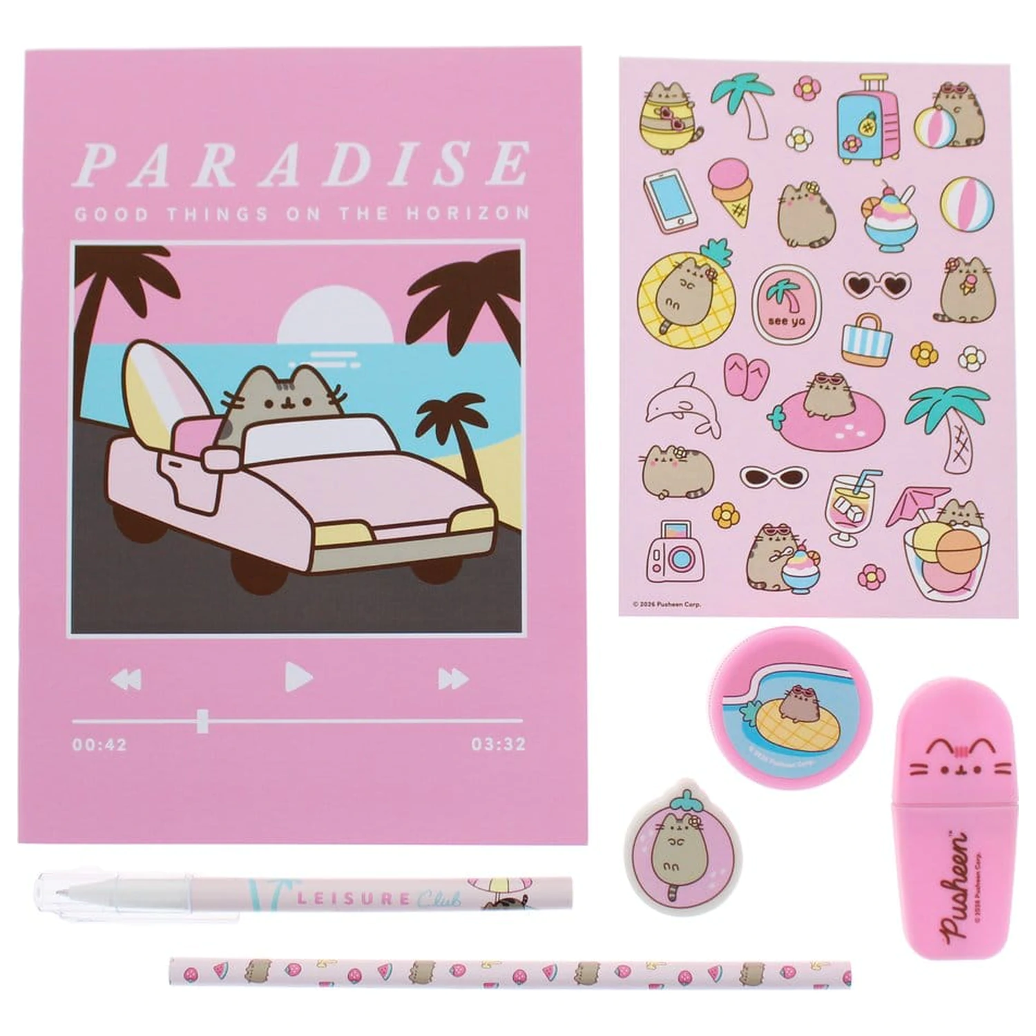 Pusheen papírnický set 7dílný fotografii produktu