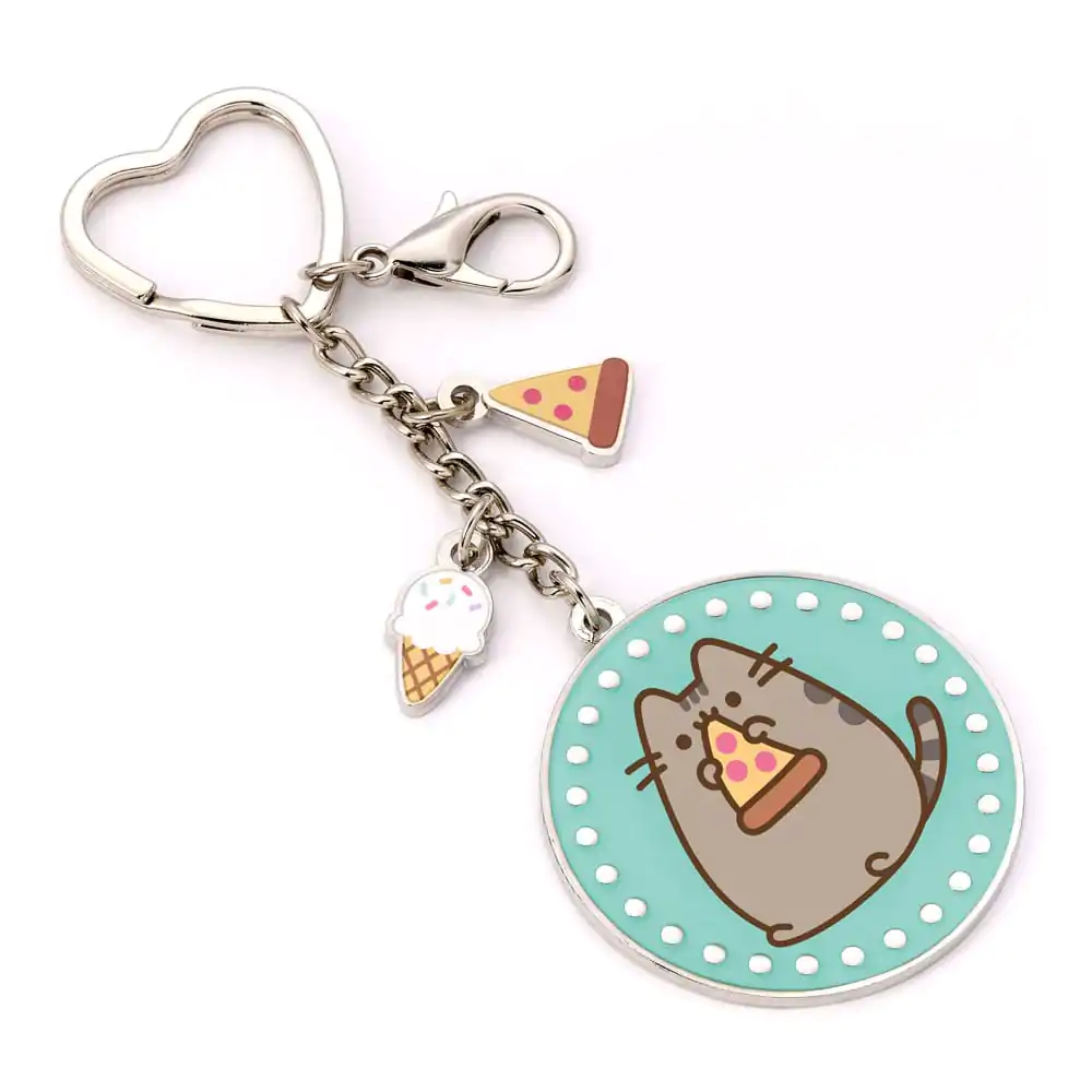 Pusheen Klíčenka Modrá Pizza fotografii produktu