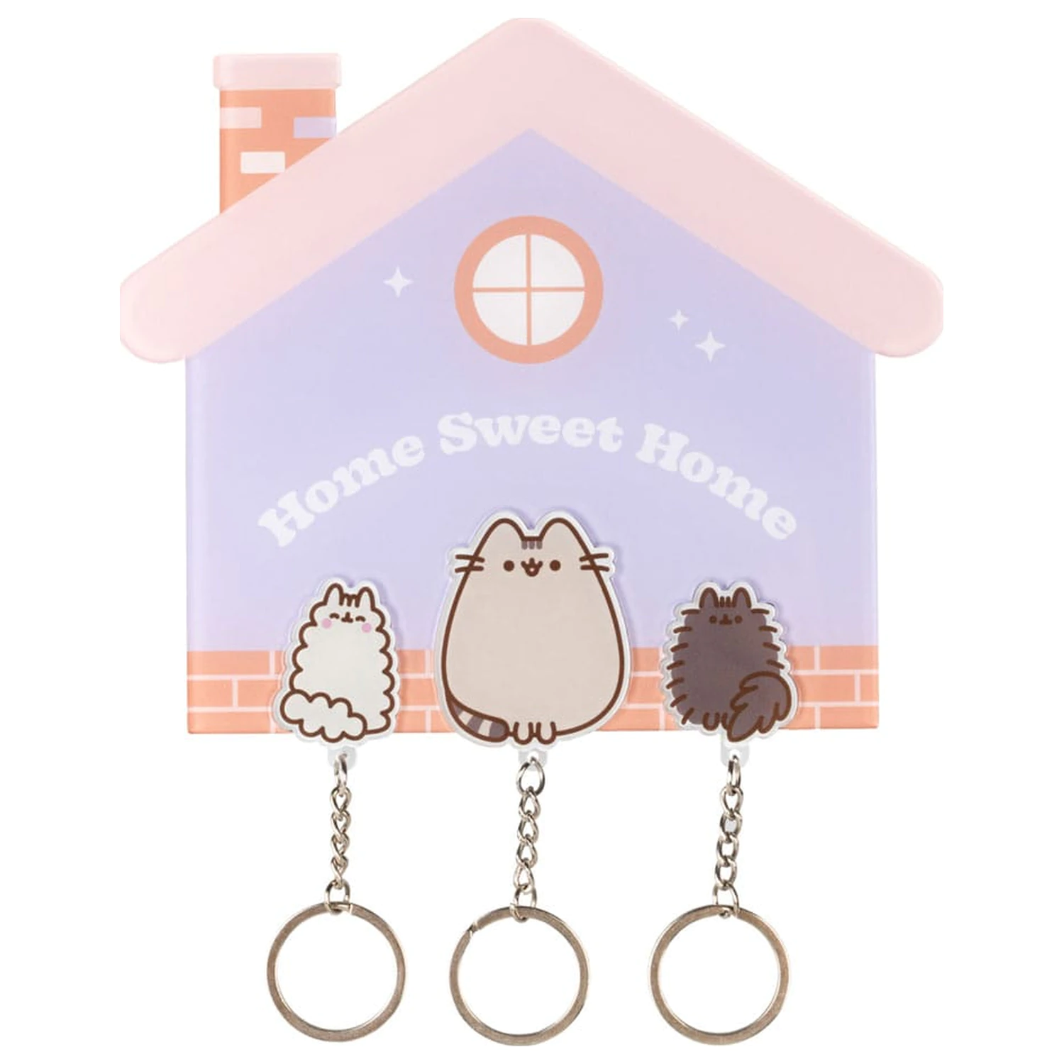 Pusheen Stojan na klíče vč. 3 kroužků na klíče fotografii produktu