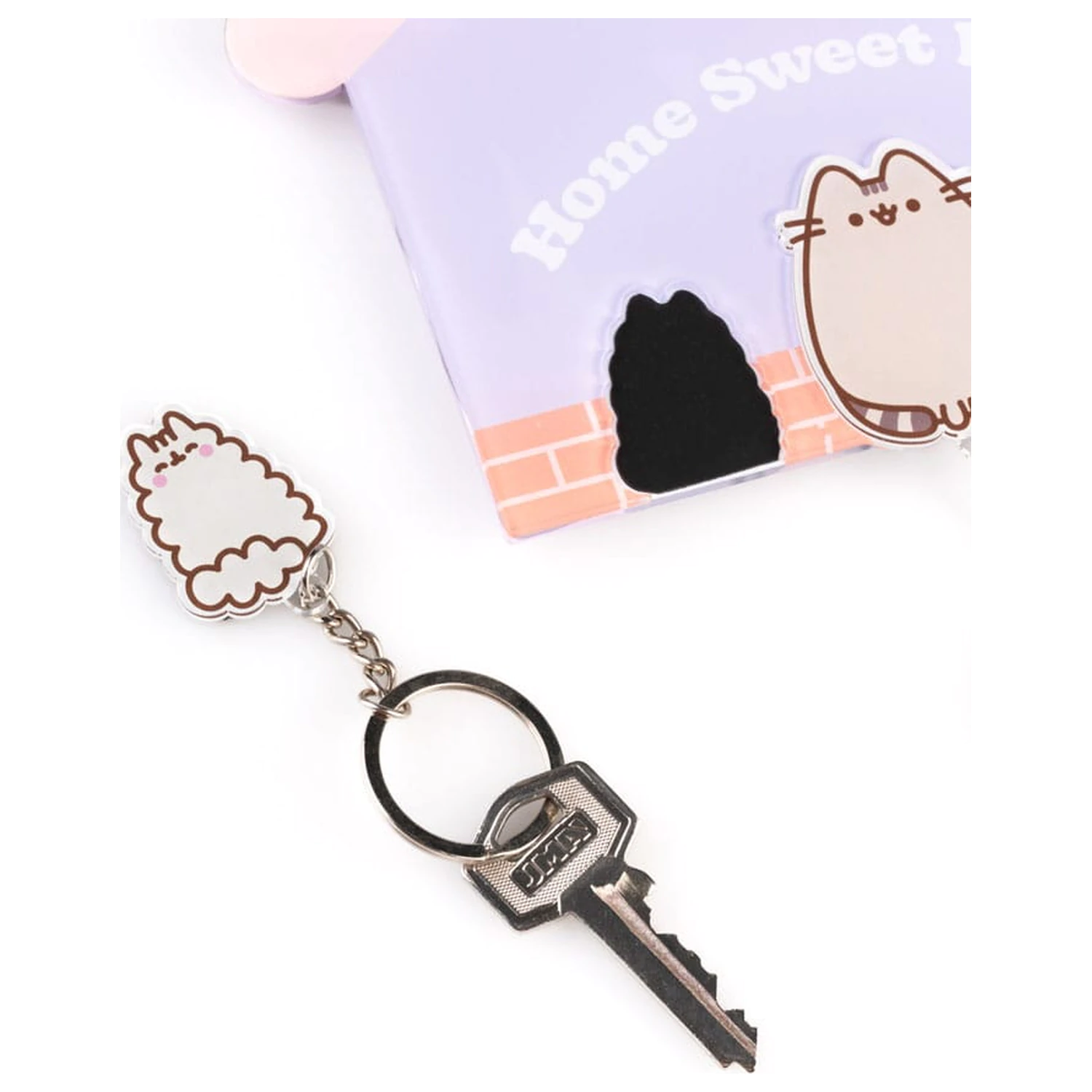 Pusheen Stojan na klíče vč. 3 kroužků na klíče fotografii produktu