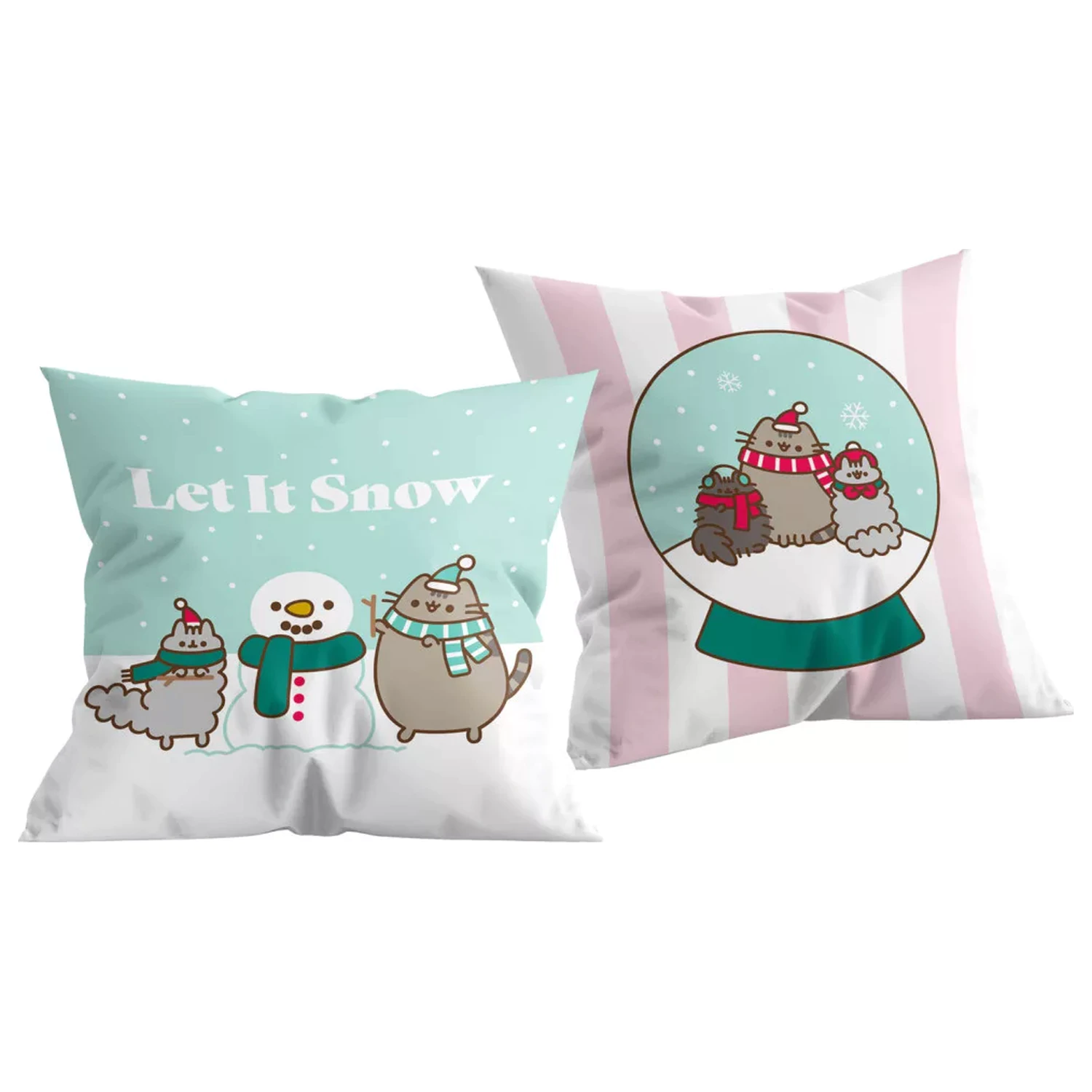 Pusheen Let It Snow dekorační polštář, polštář 40x40 cm fotografii produktu