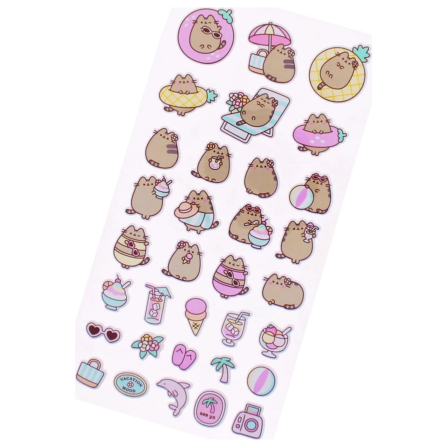 Pusheen Sada samolepek fotografii produktu