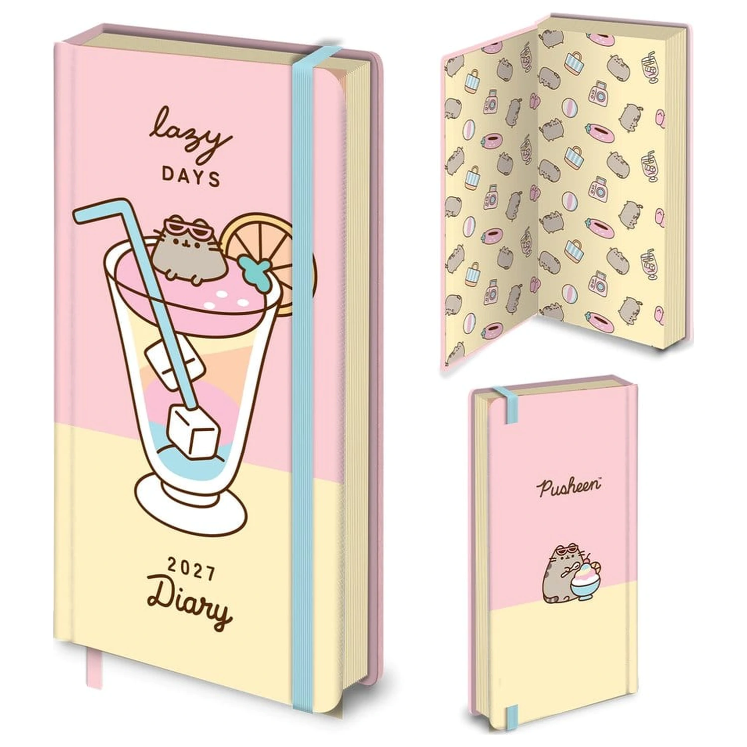 Pusheen Slim WTV Diář 2027 Tropical fotografii produktu