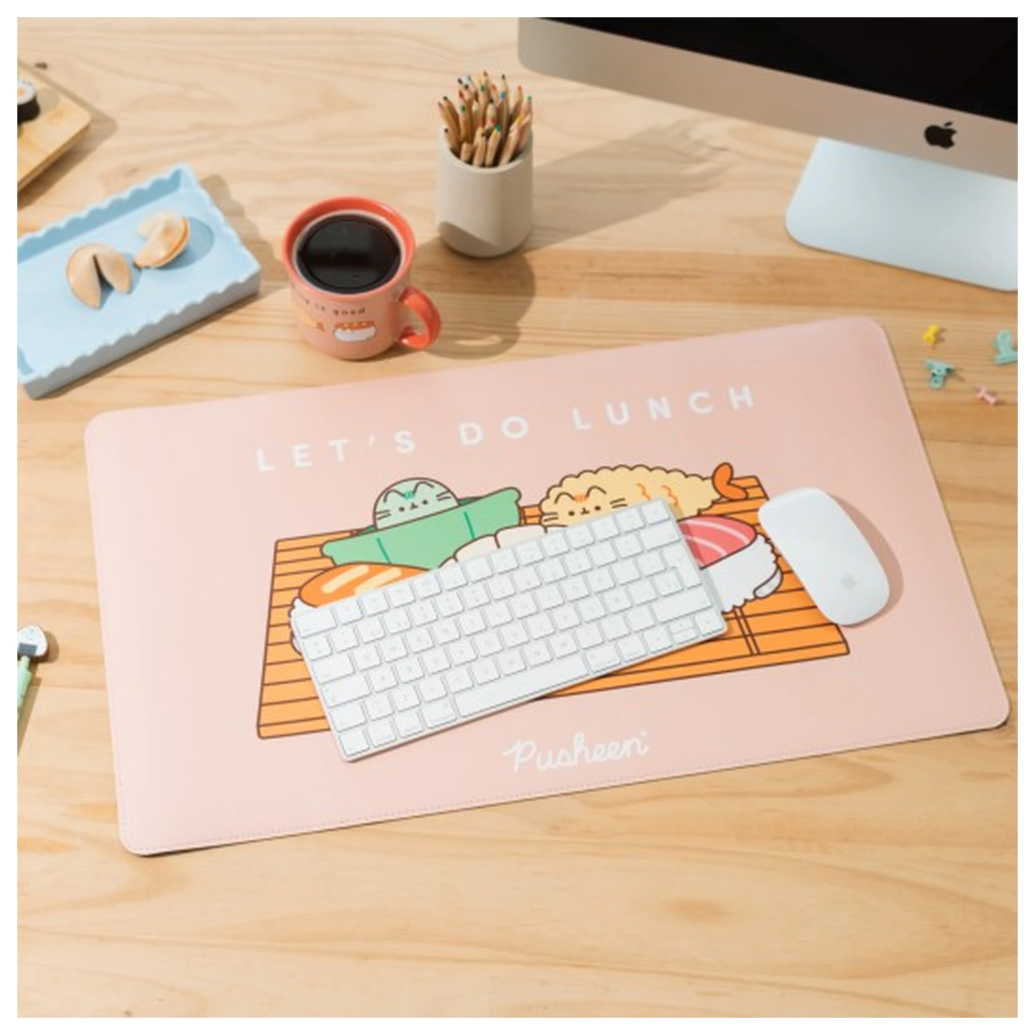 Pusheen Sushi Roll herní podložka na stůl fotografii produktu