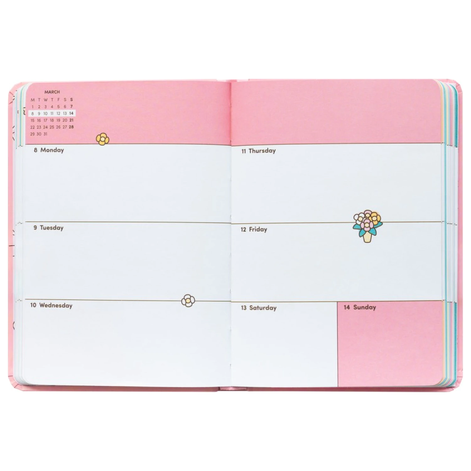 Pusheen Academic Planner Tropical Vacation 2026/27 A6 *Anglická verze* fotografii produktu