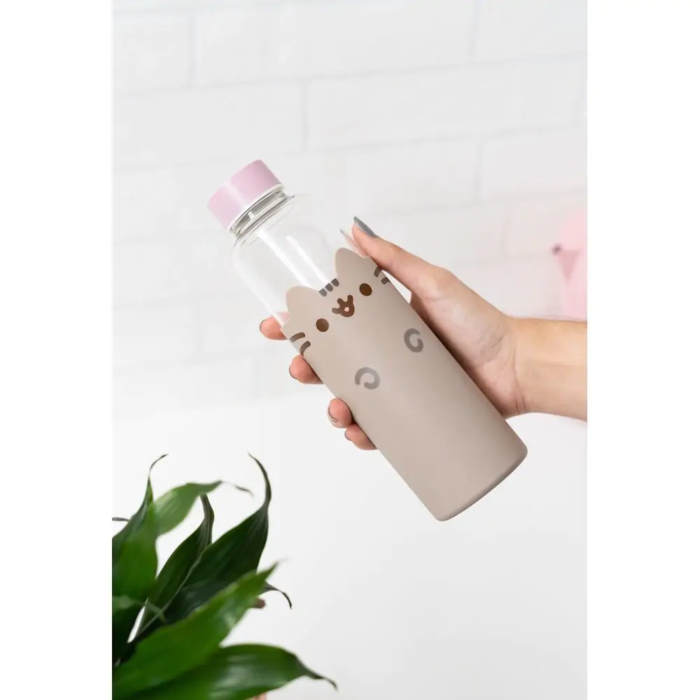 Pusheen skleněná láhev 500 ml fotografii produktu