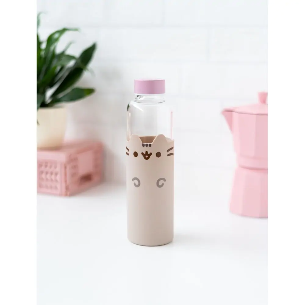 Pusheen skleněná láhev 500 ml fotografii produktu