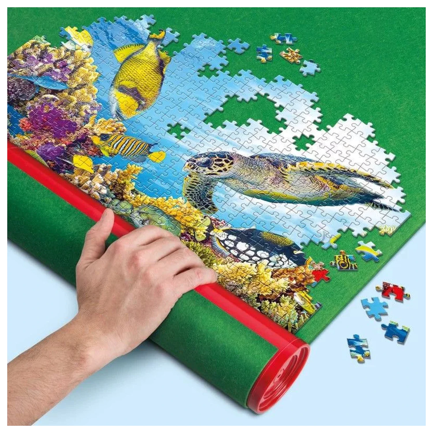 Puzzle Zelená Podložka Clementoni fotografii produktu