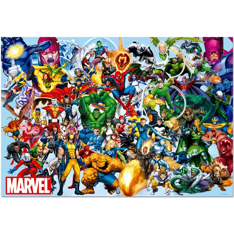 Marvel Heroes puzzle 1000 dílků fotografii produktu