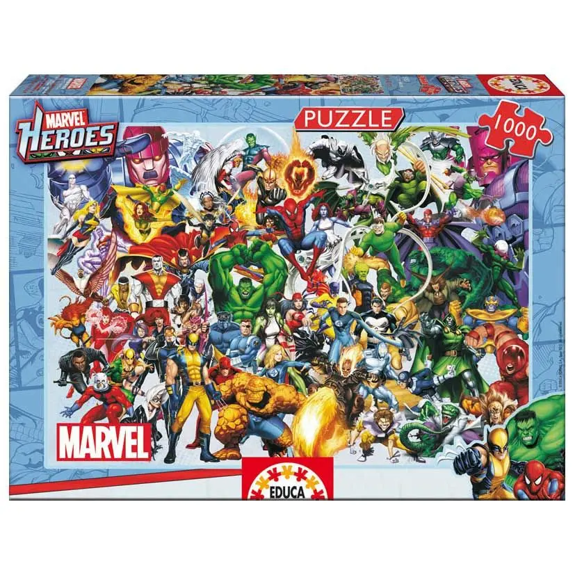 Marvel Heroes puzzle 1000 dílků fotografii produktu