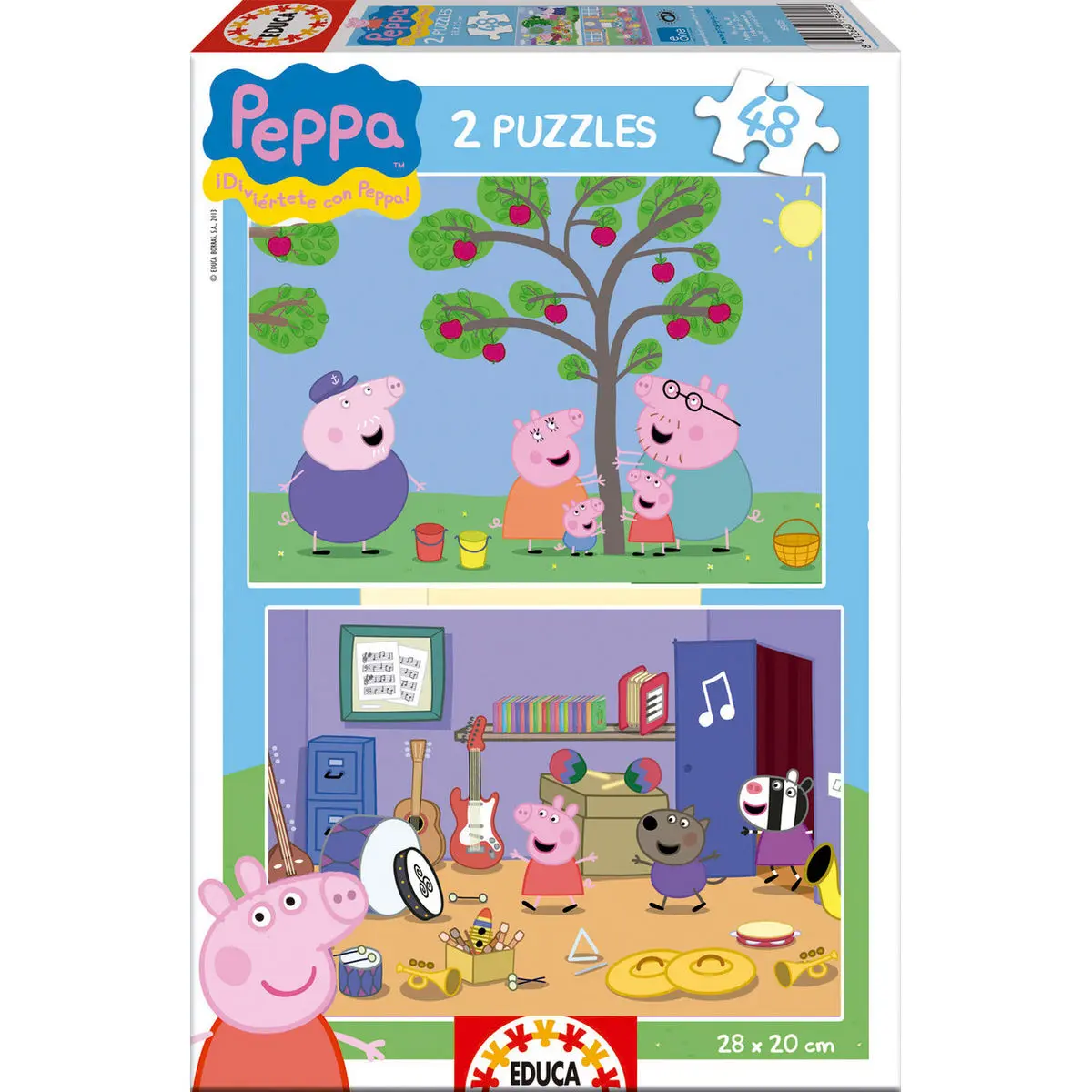 Peppa Pig puzzle 2x48 dílků fotografii produktu