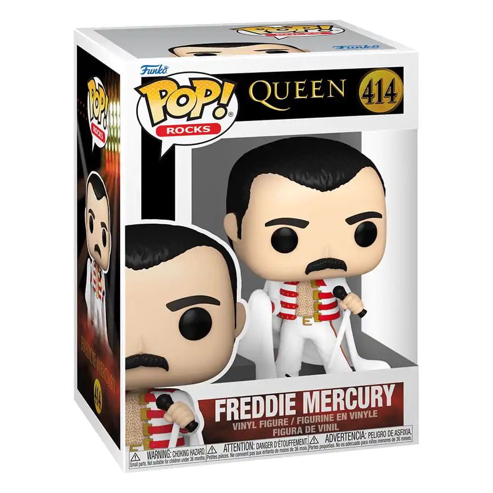 Queen Funko POP! Rocks vinylová figurka Freddie Mercury s pláštěm 9 cm fotografii produktu