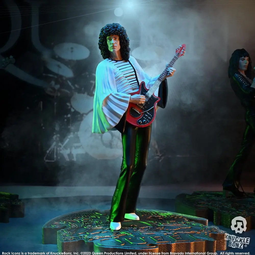 Socha Queen Rock Iconz Brian May II (Éra Sheer Heart Attack) 23 cm fotografii produktu