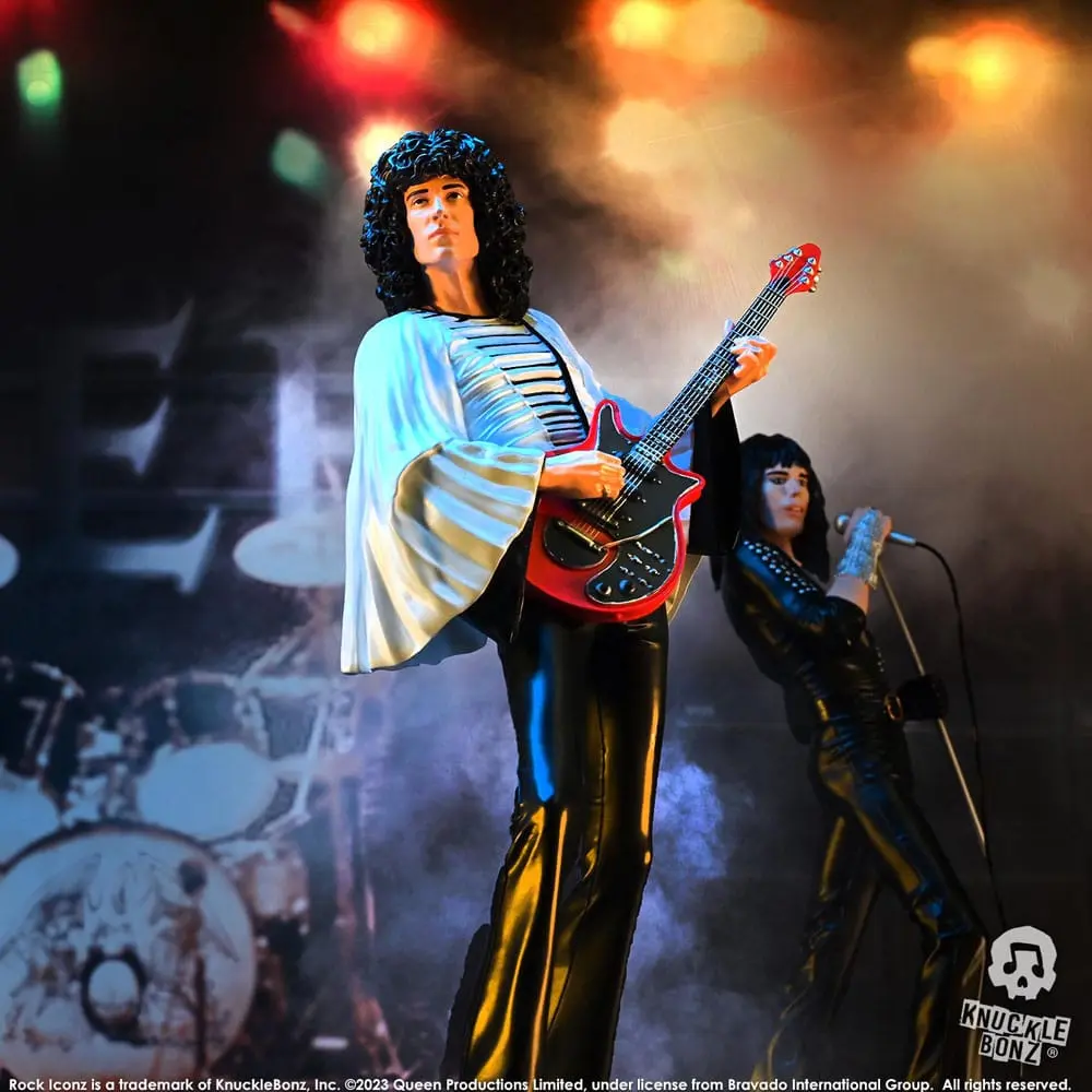 Socha Queen Rock Iconz Brian May II (Éra Sheer Heart Attack) 23 cm fotografii produktu