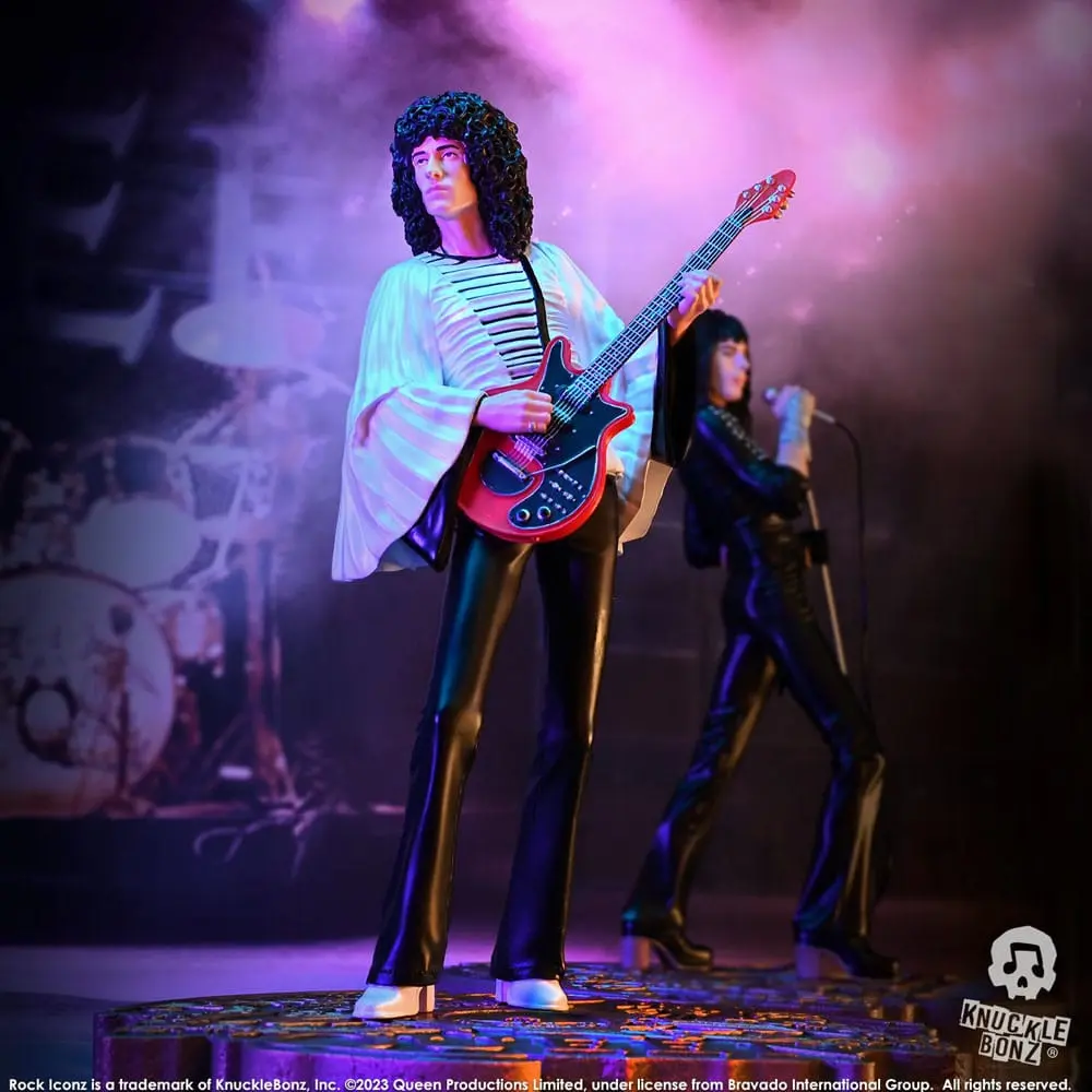 Socha Queen Rock Iconz Brian May II (Éra Sheer Heart Attack) 23 cm fotografii produktu