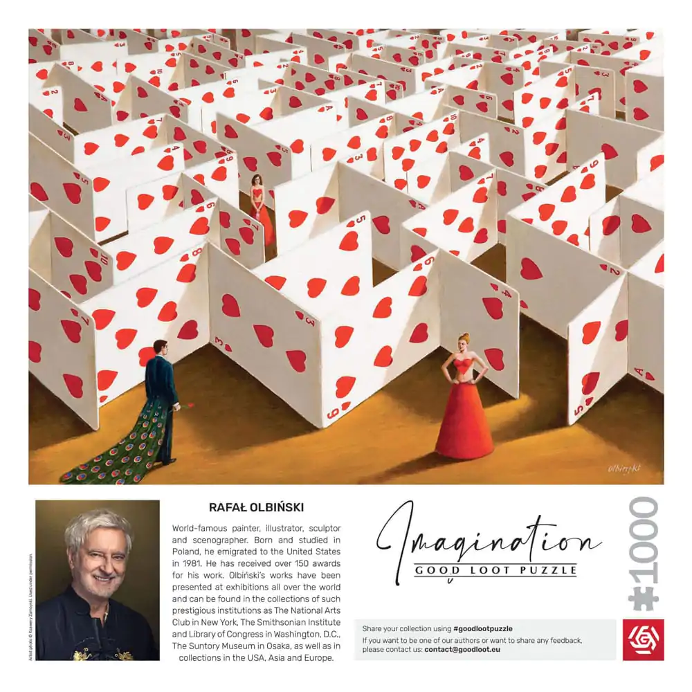 Rafal Olbinski Imagination Puzzle Přehnaná Důkladnost (1000 dílků) fotografii produktu