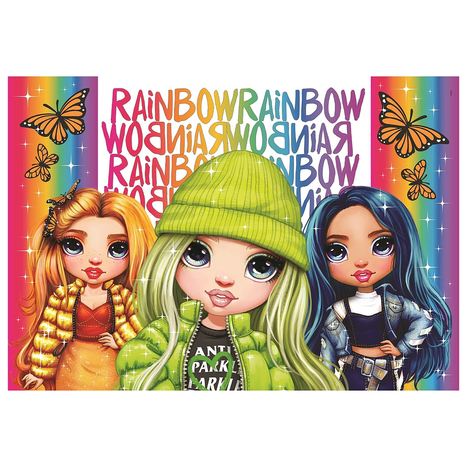 Rainbow High Butterfly 104dílné brilantní puzzle Clementoni fotografii produktu