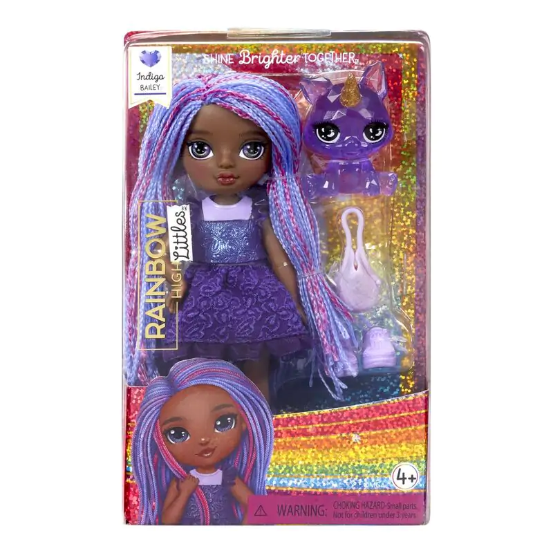 Rainbow High little fashion Indigo fialová panenka fotografii produktu