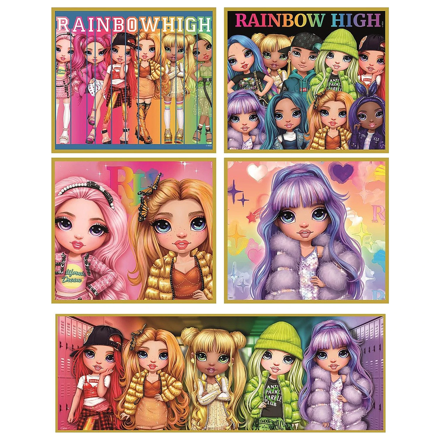 Rainbow High Personalities Skládačka 10 v 1 Clementoni fotografii produktu