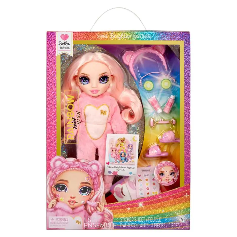 Rainbow High pyžamová párty Bella doll 22 cm panenka fotografii produktu