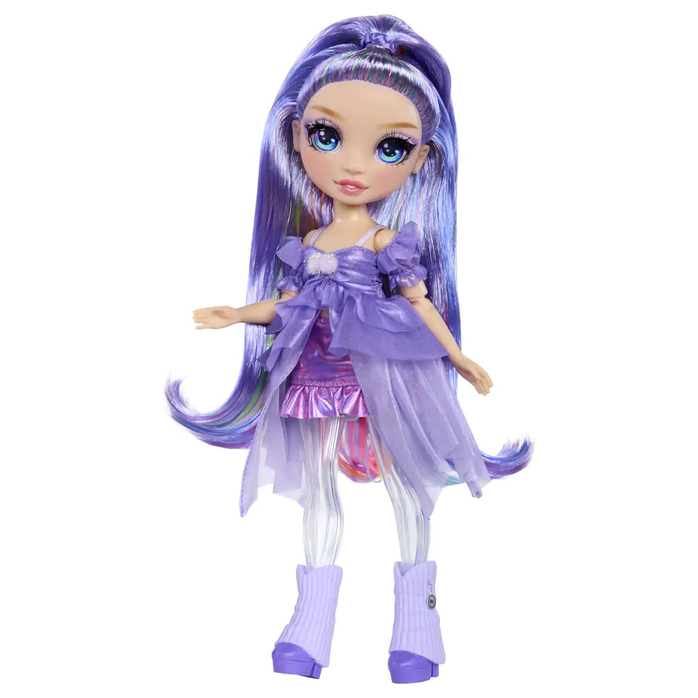 Rainbow High Rainbow Shimmers Feature Fantasy Violet panenka fotografii produktu