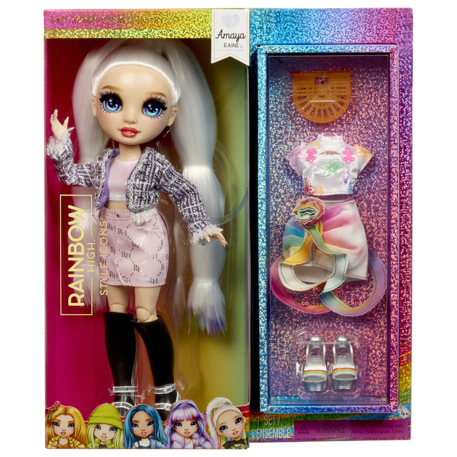 Rainbow High Style Icons Módní panenka Amaya fotografii produktu