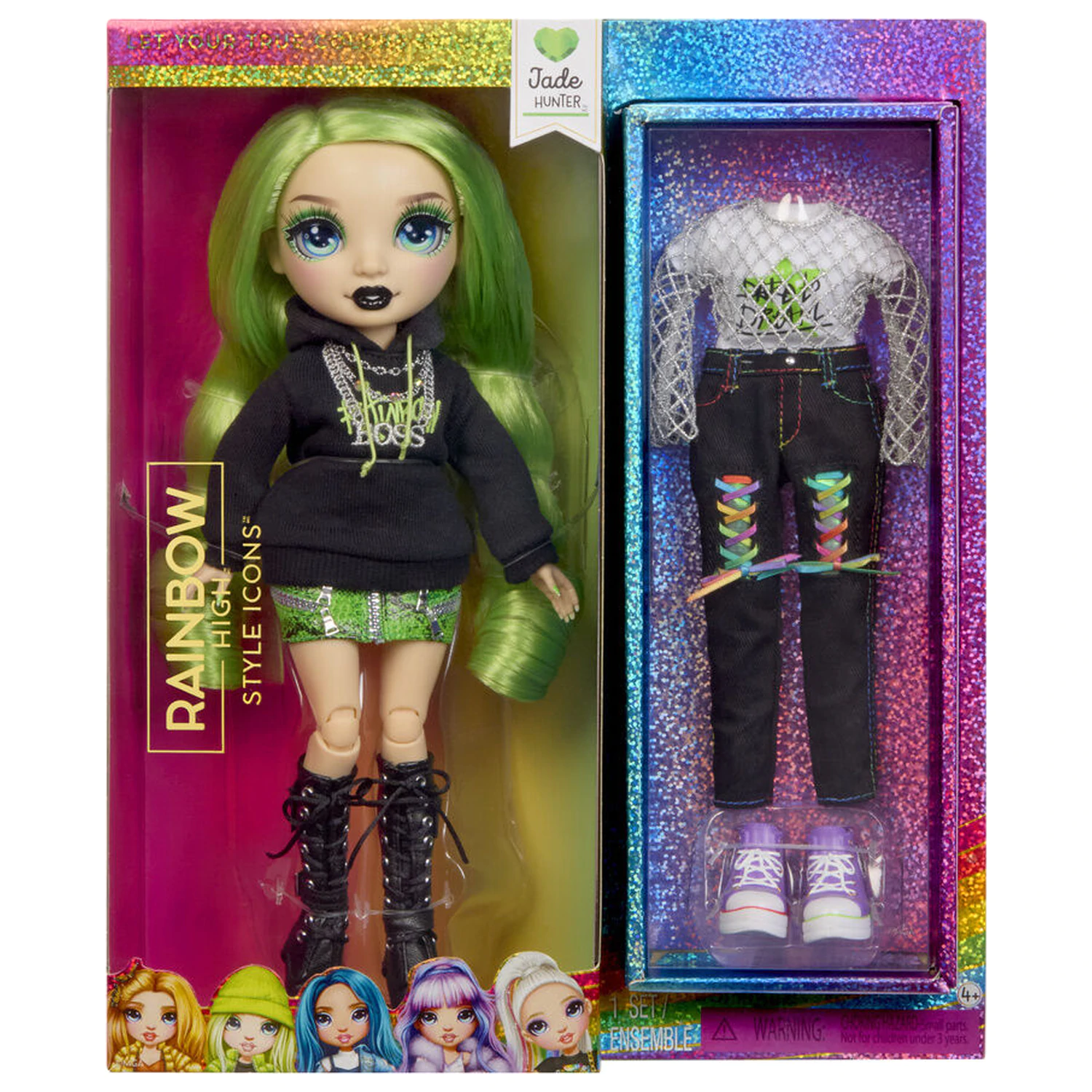 Rainbow High Style Icons Fashion Dolls panenka Jade fotografii produktu