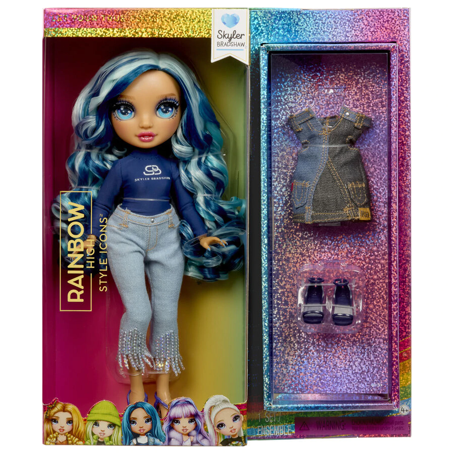 Rainbow High Style Icons Fashion Panenky Skyler panenka fotografii produktu