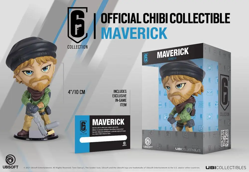 Rainbow Six Siege 6 Collection Chibi Figure Series 6 Maverick figurka 10 cm fotografii produktu