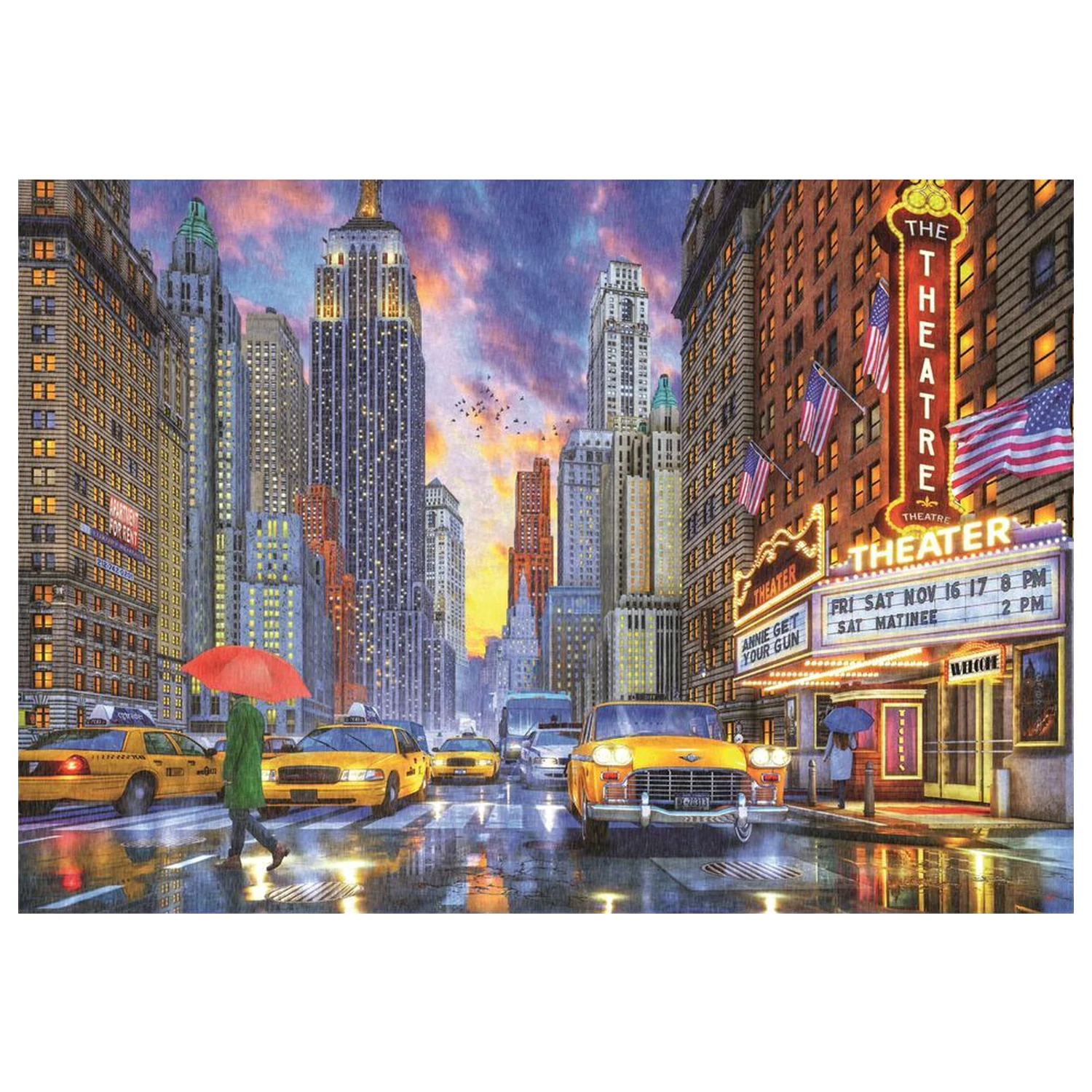 Rainy Manhattan puzzle 2000 ks fotografii produktu