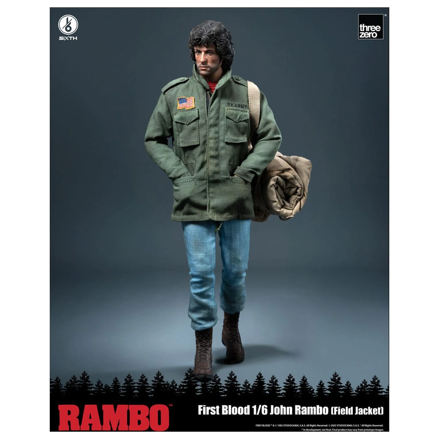 Rambo: First Blood akční figurka 1/6 John Rambo (Field Jacket) 31 cm fotografii produktu