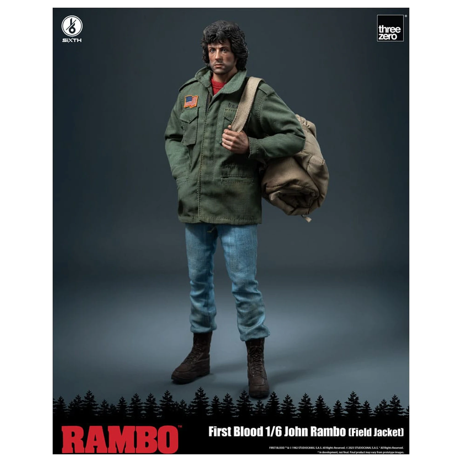 Rambo: First Blood akční figurka 1/6 John Rambo (Field Jacket) 31 cm fotografii produktu