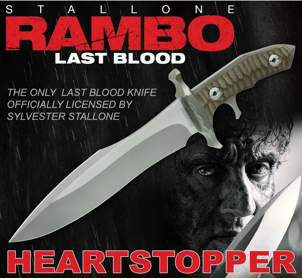 Rambo: Last Blood replika 1/1 nůž Heartstopper 38 cm fotografii produktu
