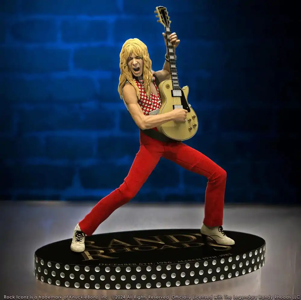 Randy Rhoads IV Rock Iconz Socha The Early Years Red Version 24 cm fotografii produktu