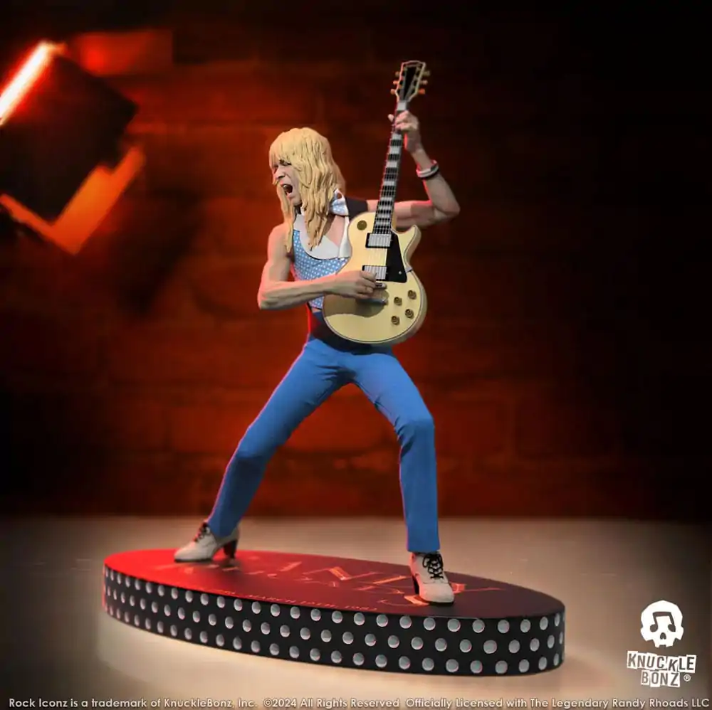 Randy Rhoads IV Rock Iconz Socha The Early Years Modrá Verze 24 cm fotografii produktu