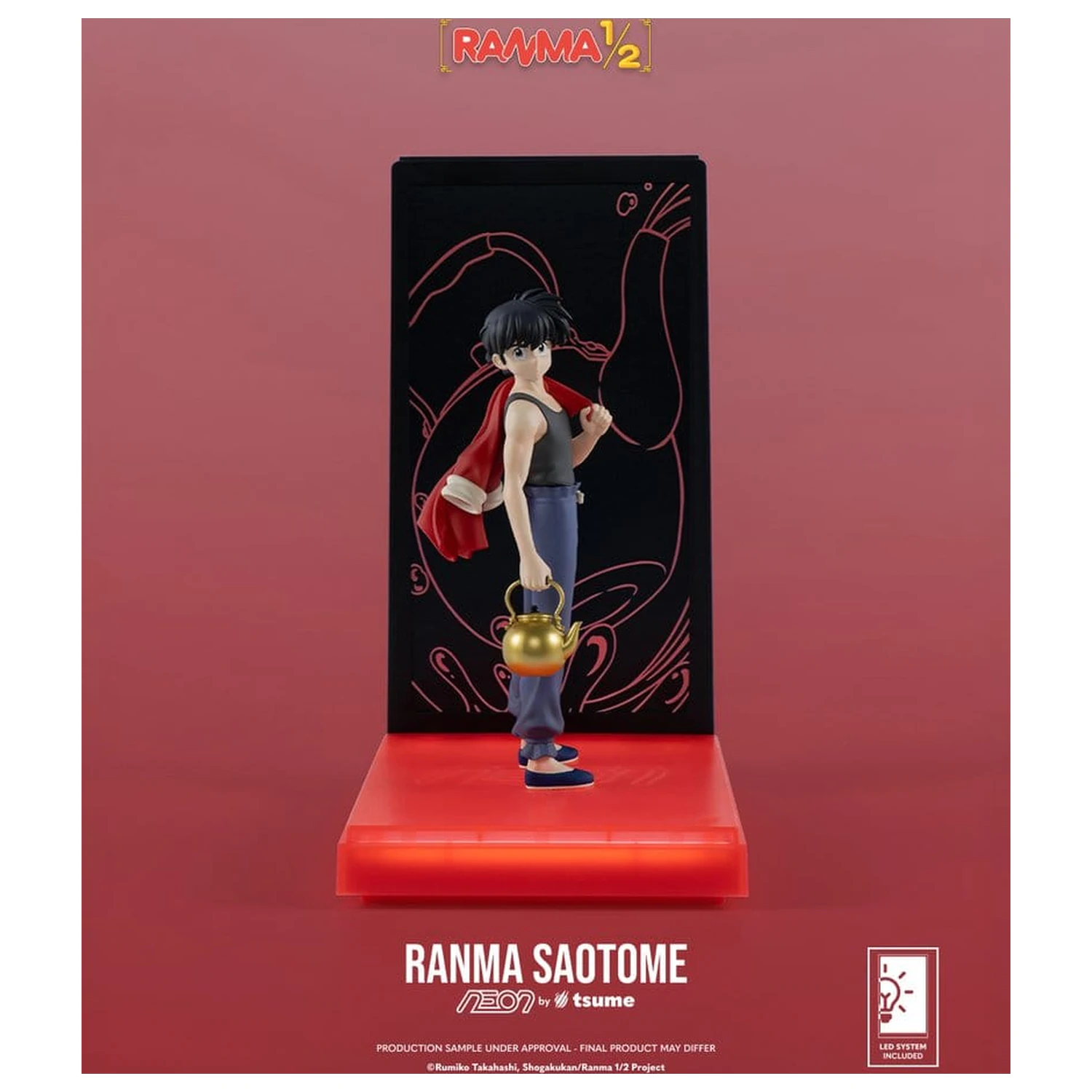 Ranma Neon Figurka 1/9 Ranma Saotome Boy 20 cm fotografii produktu
