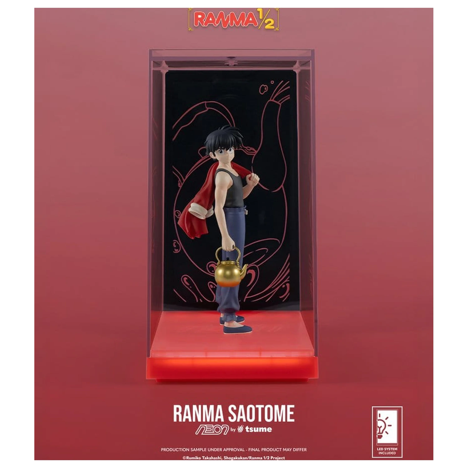Ranma Neon Figurka 1/9 Ranma Saotome Boy 20 cm fotografii produktu