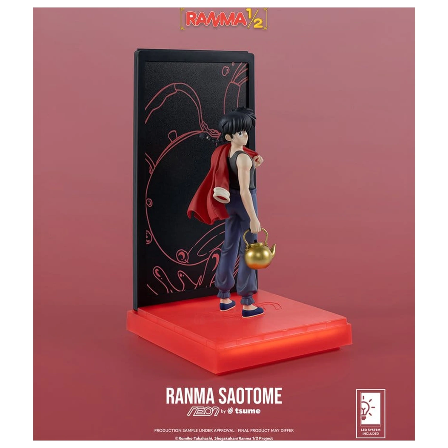 Ranma Neon Figurka 1/9 Ranma Saotome Boy 20 cm fotografii produktu