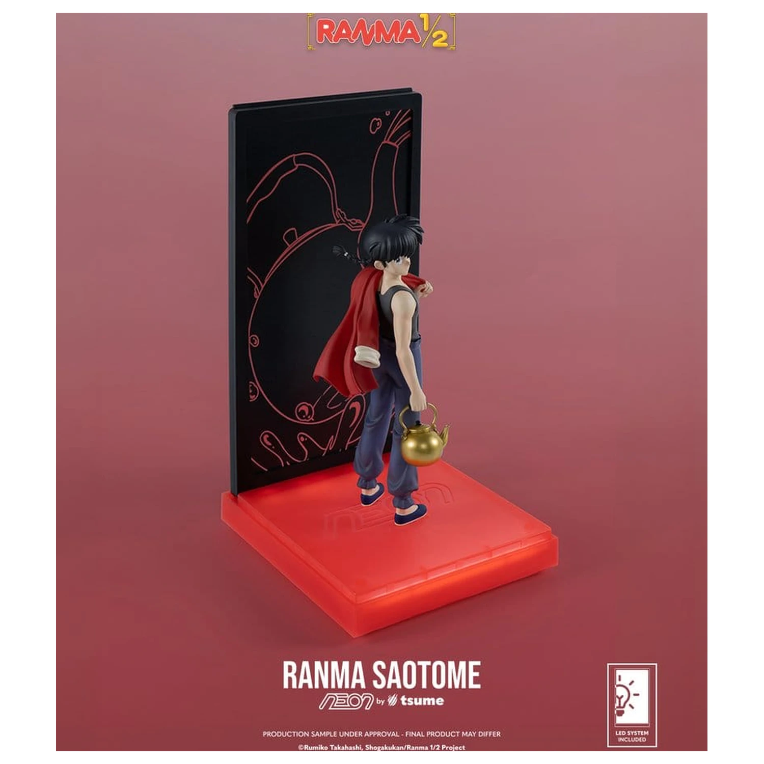 Ranma Neon Figurka 1/9 Ranma Saotome Boy 20 cm fotografii produktu