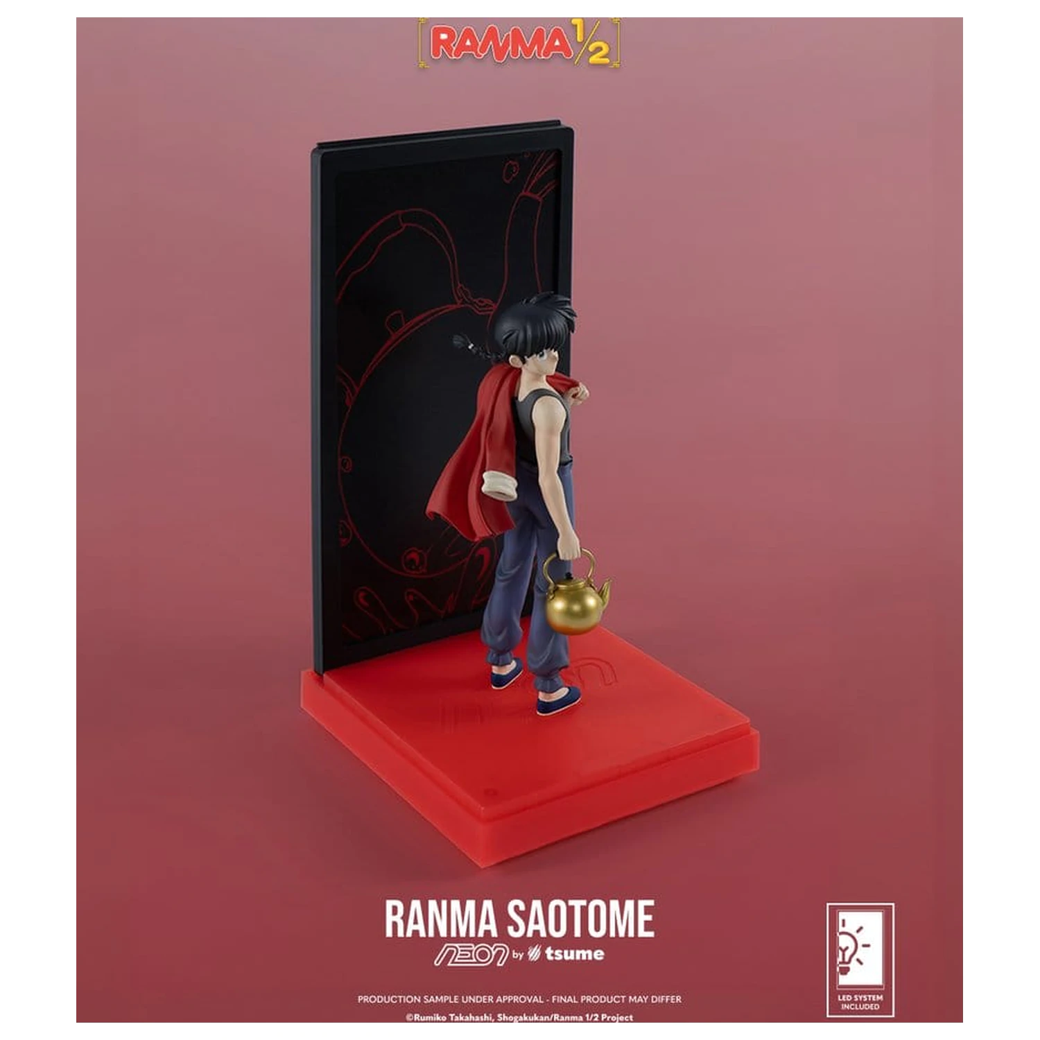 Ranma Neon Figurka 1/9 Ranma Saotome Boy 20 cm fotografii produktu