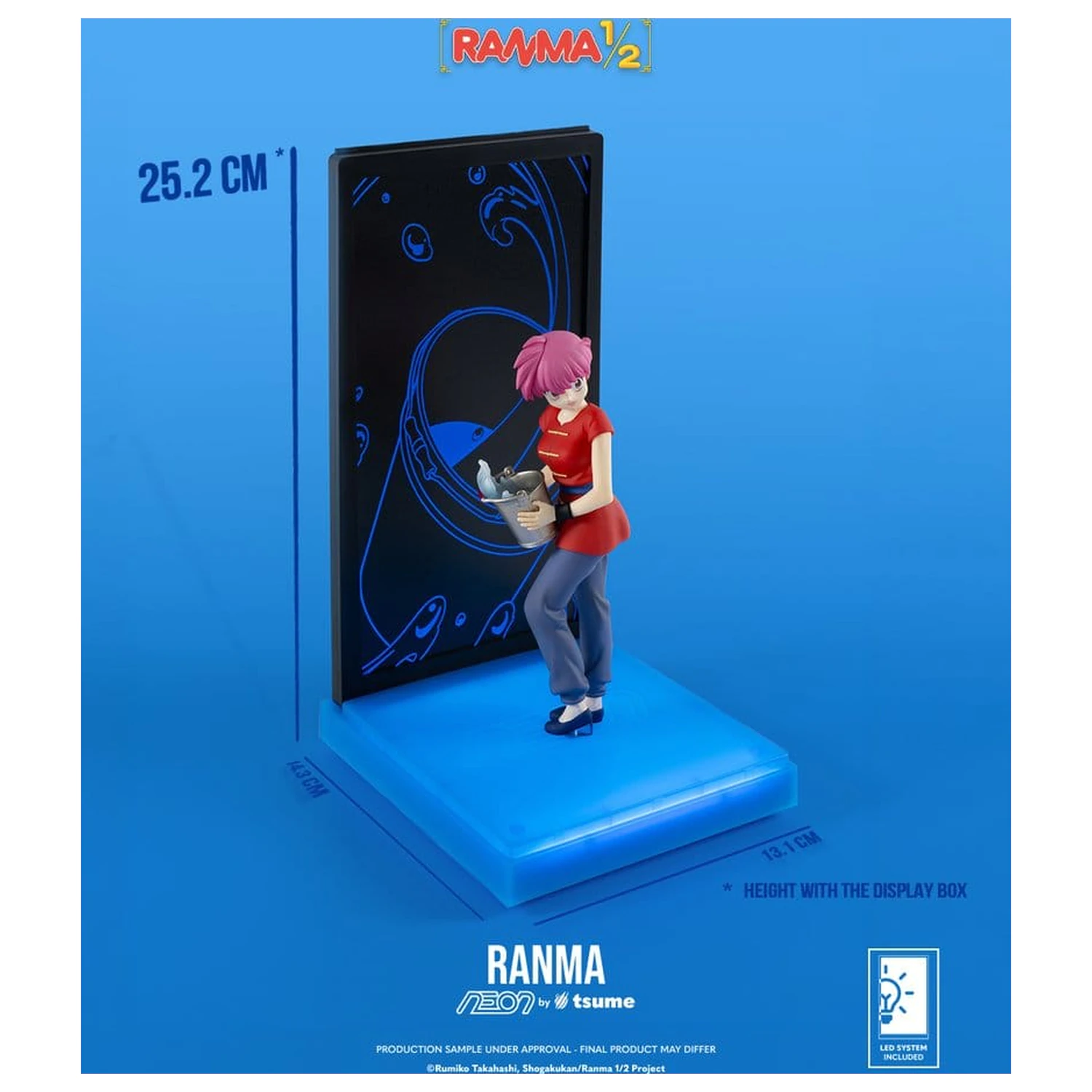 Ranma Neon Figurka 1/9 Ranma Saotome Girl 20 cm fotografii produktu