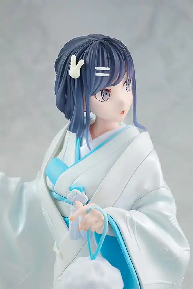 Rascal Does Not Dream of a Bunny Girl Senpai Statue 1/7 Mai Sakurajima White Kimono Ver. soška 23 cm fotografii produktu