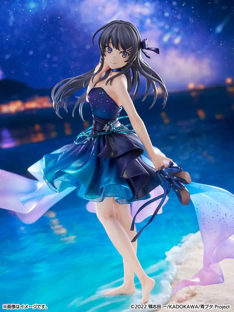 Rascal Does Not Dream of Bunny Girl Senpai PVC Socha 1/7 Mai Sakurajima Starry night sky Ver. 25 cm fotografii produktu