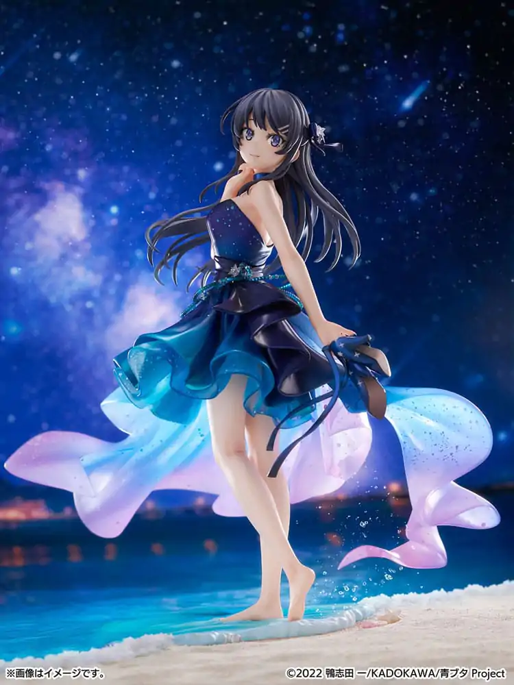 Rascal Does Not Dream of Bunny Girl Senpai PVC Socha 1/7 Mai Sakurajima Starry night sky Ver. 25 cm fotografii produktu