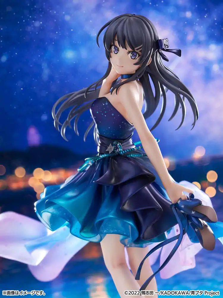 Rascal Does Not Dream of Bunny Girl Senpai PVC Socha 1/7 Mai Sakurajima Starry night sky Ver. 25 cm fotografii produktu