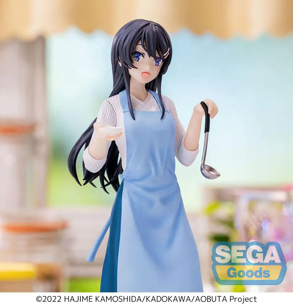 Rascal Does Not Dream of Bunny Girl Senpai Luminasta PVC soška Mai Sakurajima Apron 14 cm fotografii produktu