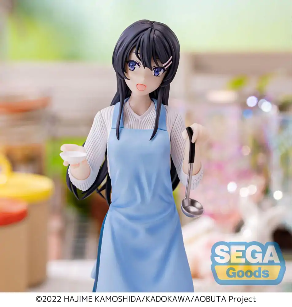 Rascal Does Not Dream of Bunny Girl Senpai Luminasta PVC soška Mai Sakurajima Apron 14 cm fotografii produktu